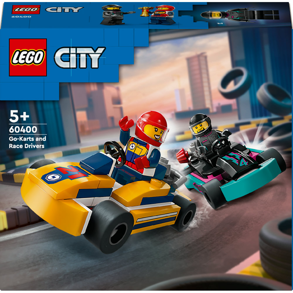 LEGO City Go-Karts and Race Drivers Toy Set 60400 - Image 1