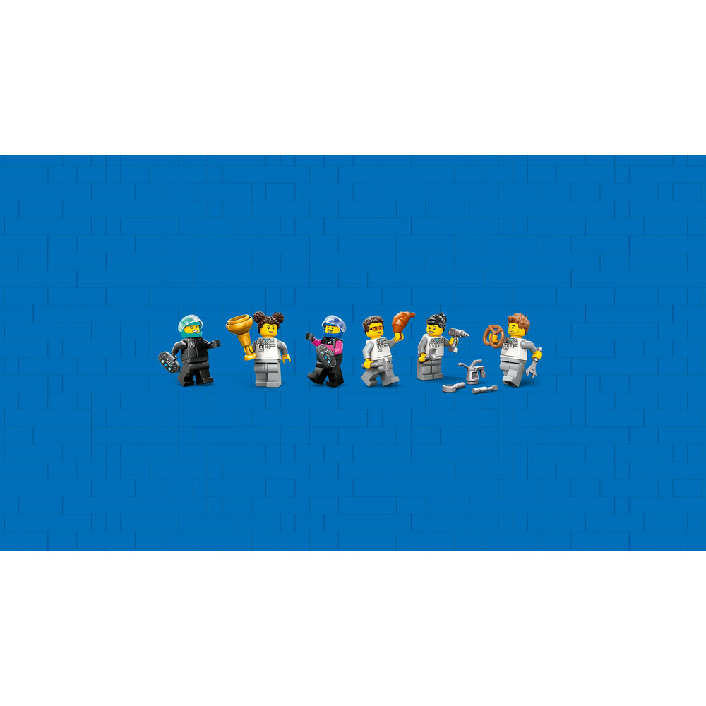 LEGO City F1 Garage & Mercedes-AMG & Alpine Cars Toy Playset 60444 - Image 6