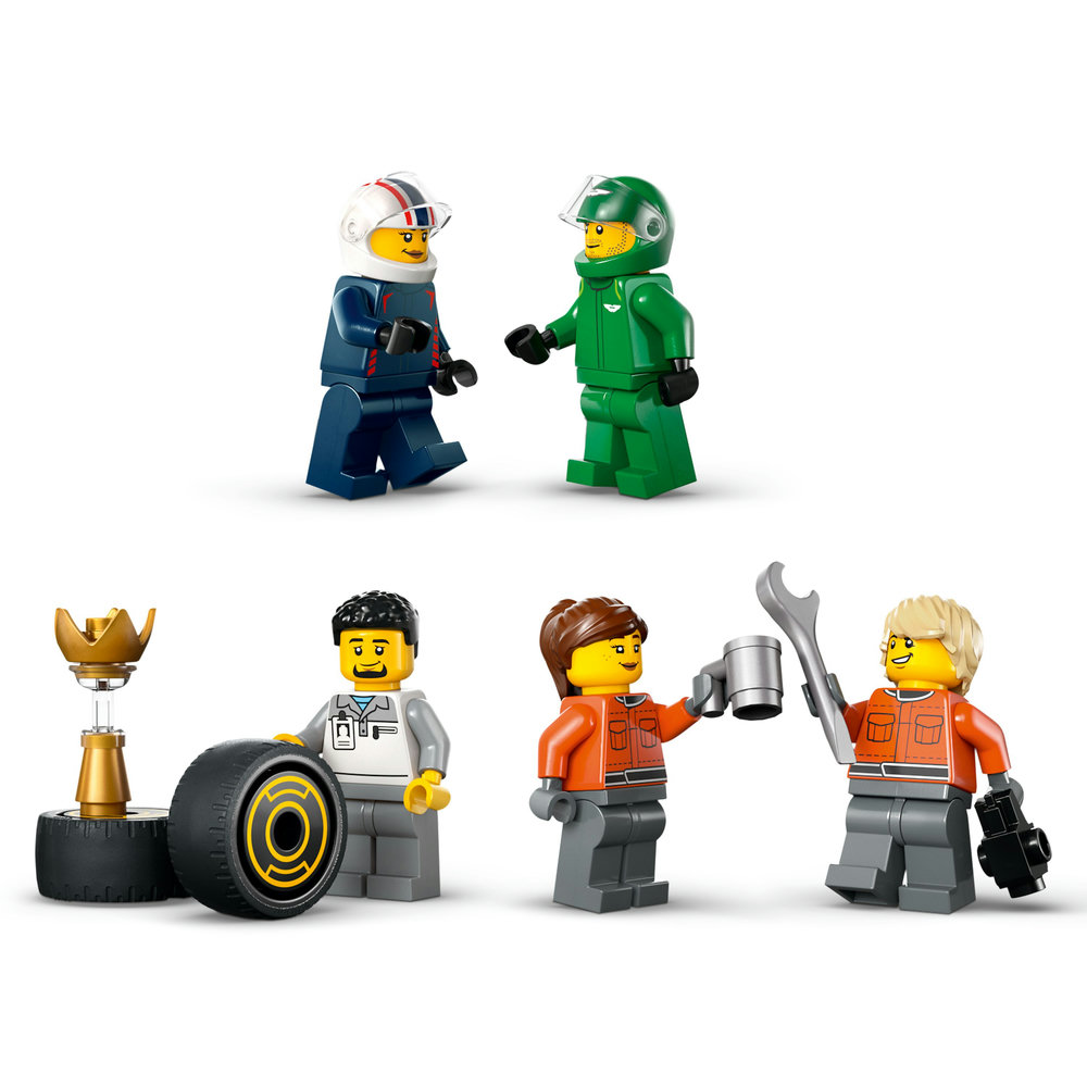 LEGO City F1 Truck with RB20 & AMR24 F1 Cars Toy Racing Transporter Set 60445 - Image 11