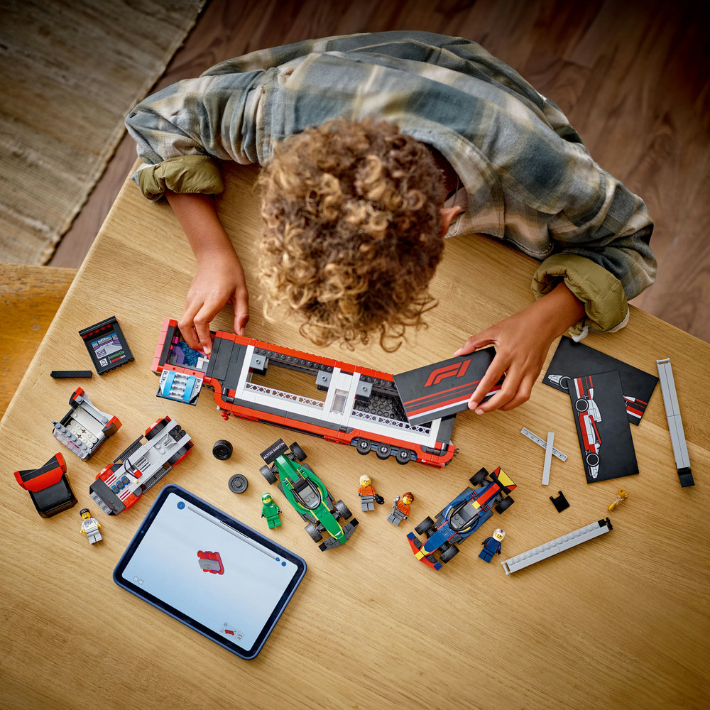 LEGO City F1 Truck with RB20 & AMR24 F1 Cars Toy Racing Transporter Set 60445 - Image 7