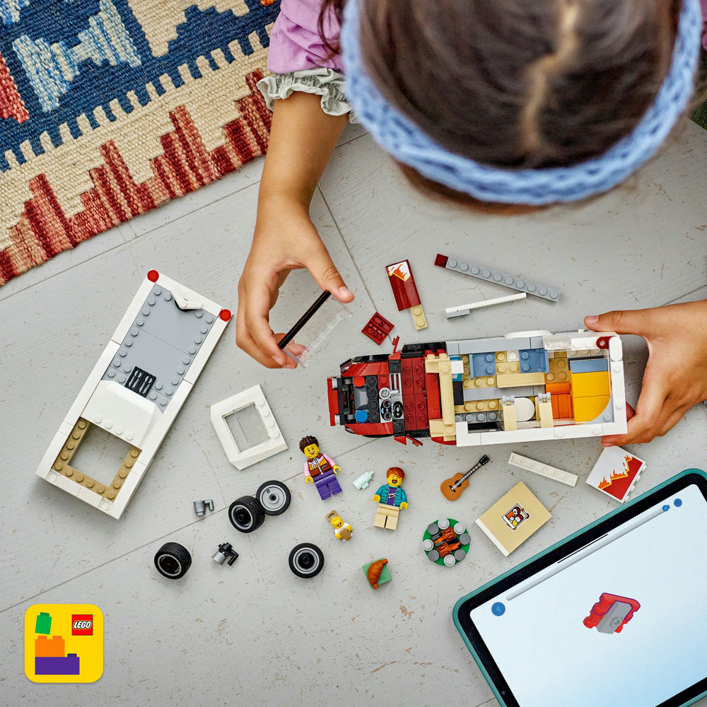 LEGO City Holiday Adventure Camper Van Toy Vehicle Set 60454 - Image 12