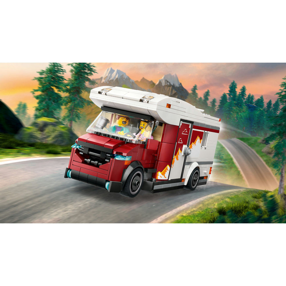 LEGO City Holiday Adventure Camper Van Toy Vehicle Set 60454 - Image 4