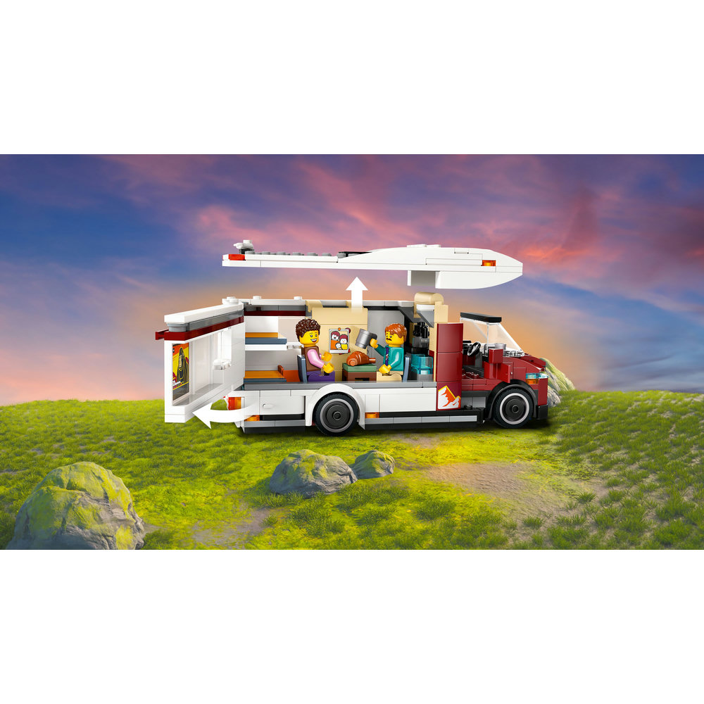 LEGO City Holiday Adventure Camper Van Toy Vehicle Set 60454 - Image 5