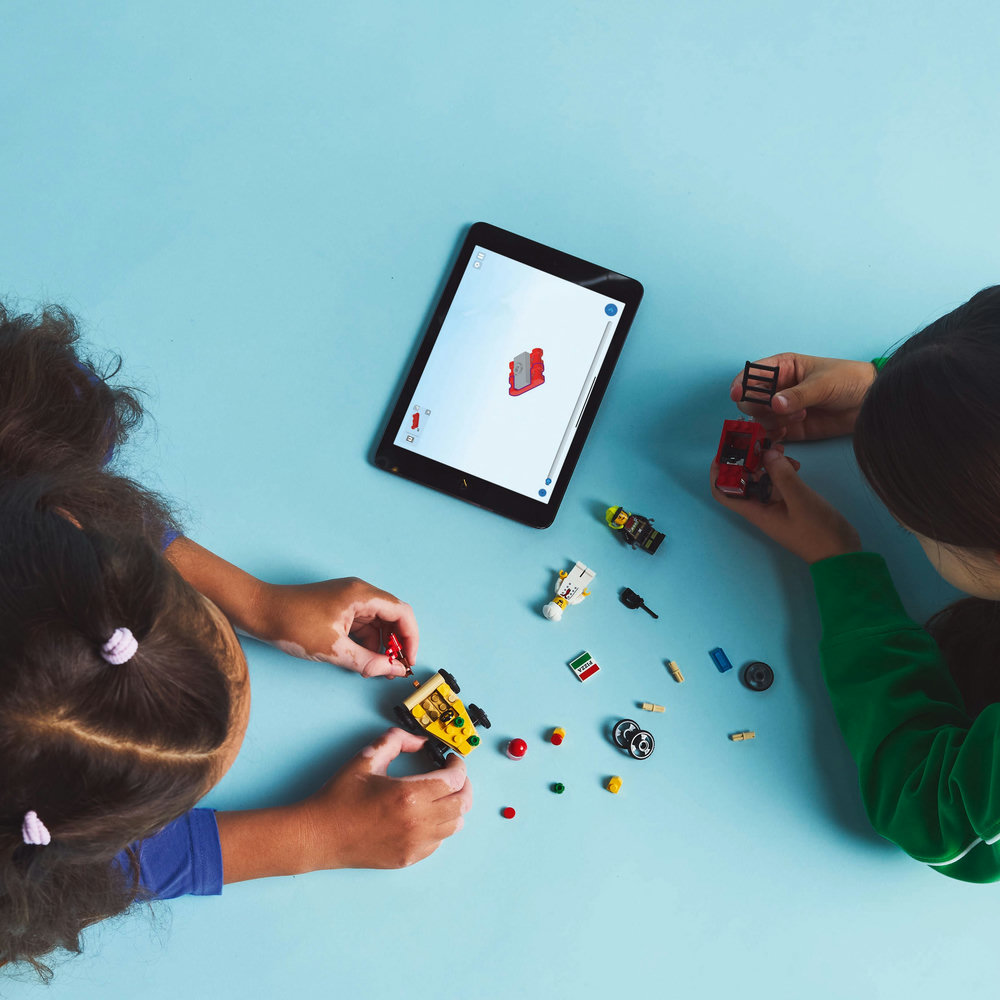 LEGO City Pizza vs. Fire Truck Race Car Pack Toy Soapbox Racing Set 60458 - Image 7