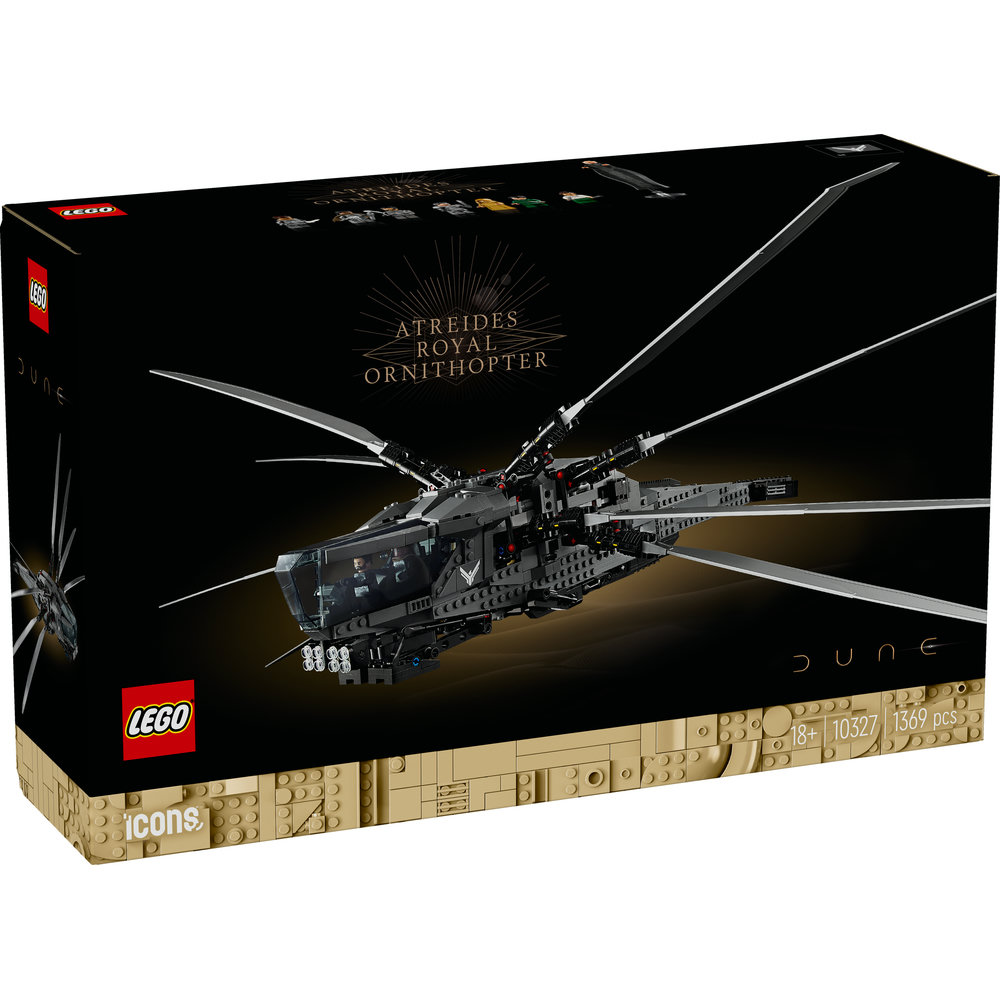 LEGO Icons Dune Atreides Royal Ornithopter Set 10327 (1369 Pieces) - Image 8