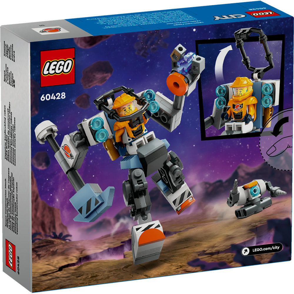 LEGO City Space Construction Mech Suit Toy 60428 - Image 8