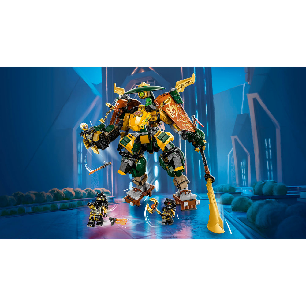 LEGO NINJAGO Lloyd and Arin’s Ninja Team Mechs 71794 Building Toy Set (764 Pieces) - Image 4