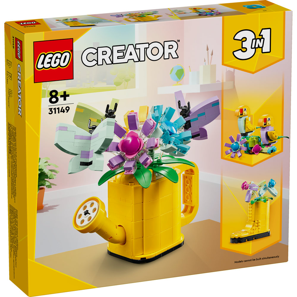 LEGO Creator Flowers in Watering Can 3in1 Toy 31149 - Image 8