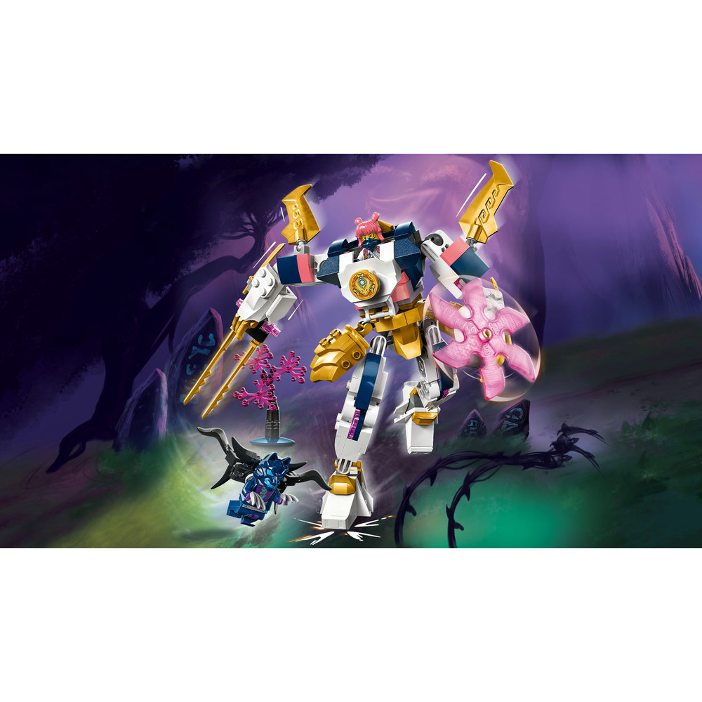 LEGO NINJAGO Sora’s Elemental Tech Mech Toy 71807 - Image 3