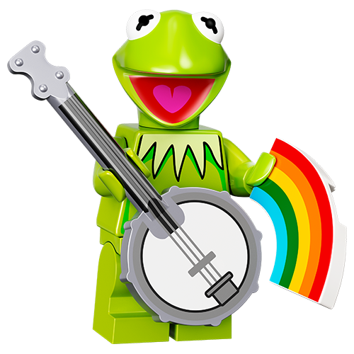 Kermit the Frog The Muppets LEGO Minifigure 71033 - Image 1