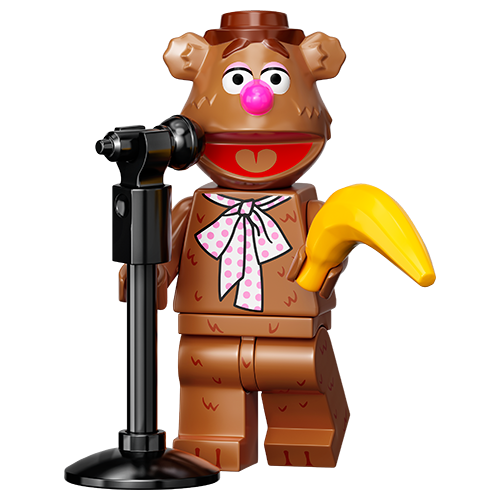 Fozzie Bear The Muppets LEGO Minifigure 71033 - Image 1