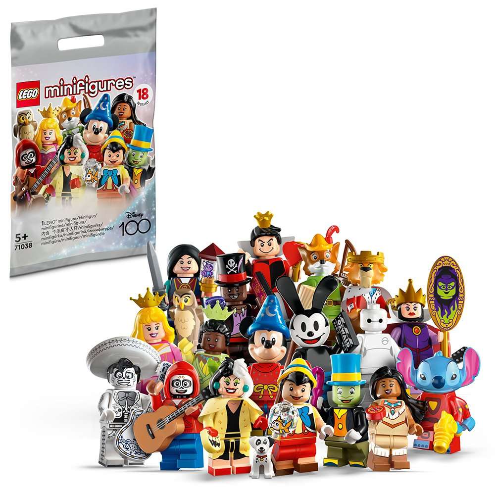 Disney 100th Anniversary LEGO Minifigures Series Complete Collection of 18 LEGO Minifigures 71038 - Image 21