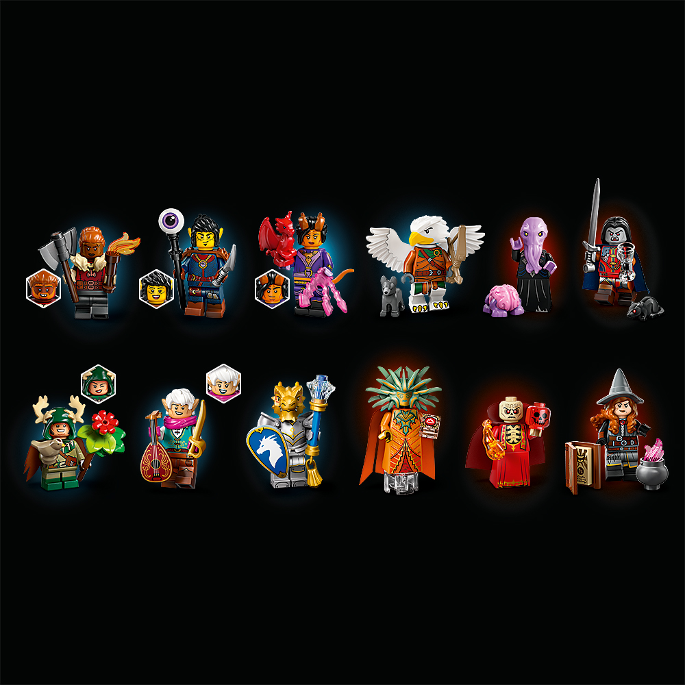 LEGO Dungeons & Dragons Minifigures 71047 Complete Collection of 12 Different LEGO Minifigures Guaranteed – Supplied in Grip Seal Bags Without Boxes - Image 6