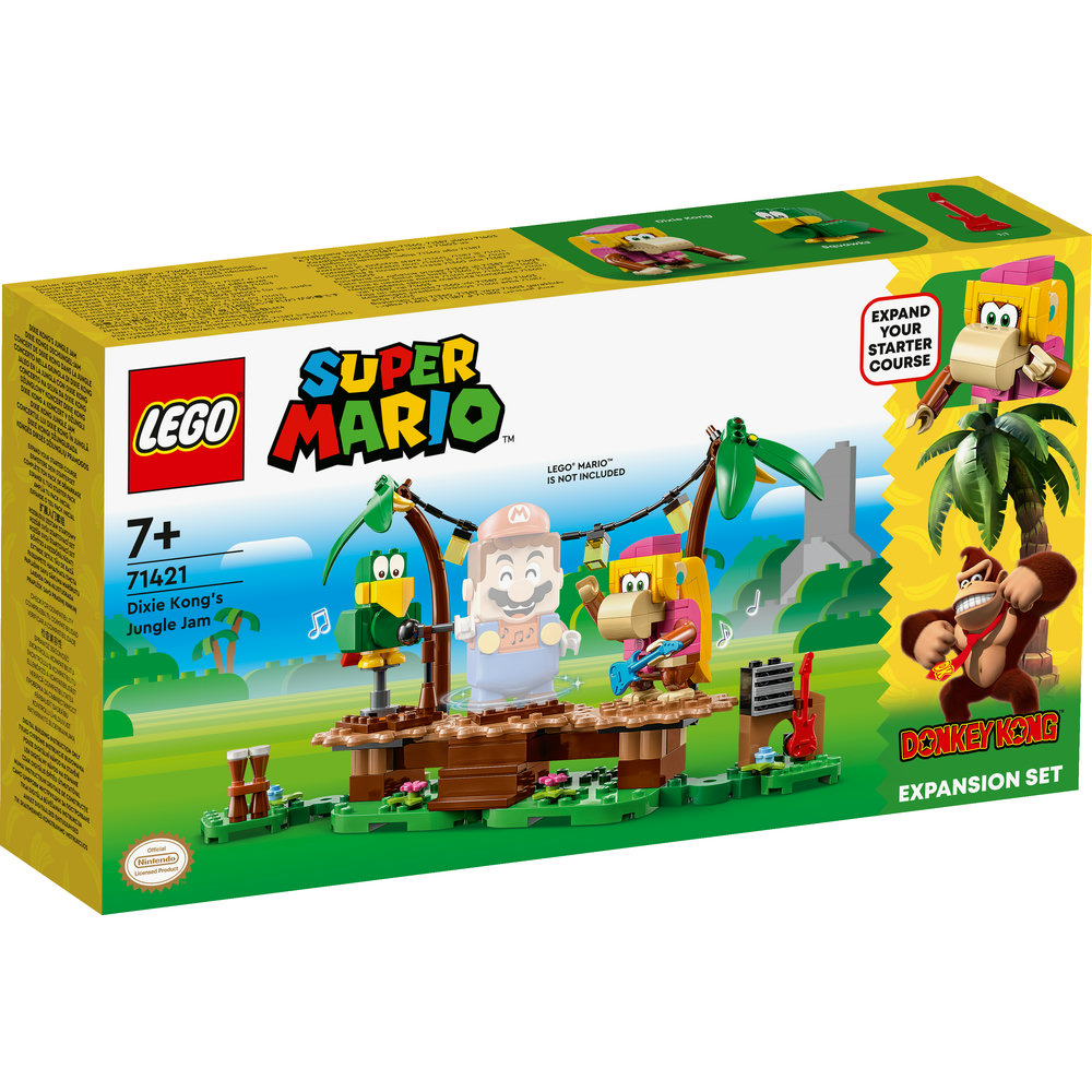 LEGO Super Mario Dixie Kong’s Jungle Jam Expansion Set 71421 Building Toy Set (174 Pieces) - Image 7