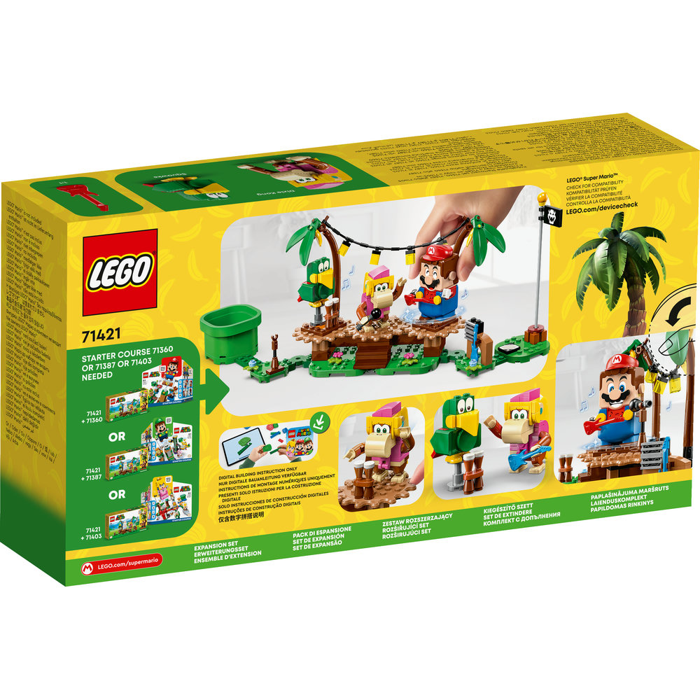 LEGO Super Mario Dixie Kong’s Jungle Jam Expansion Set 71421 Building Toy Set (174 Pieces) - Image 8
