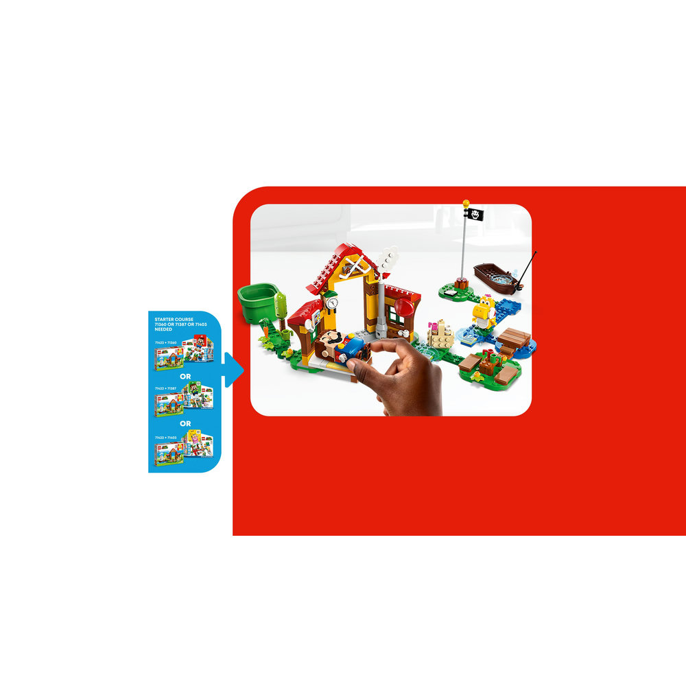 LEGO Super Mario Picnic at Mario’s House Expansion Set 71422 (259 Pieces) - Image 4