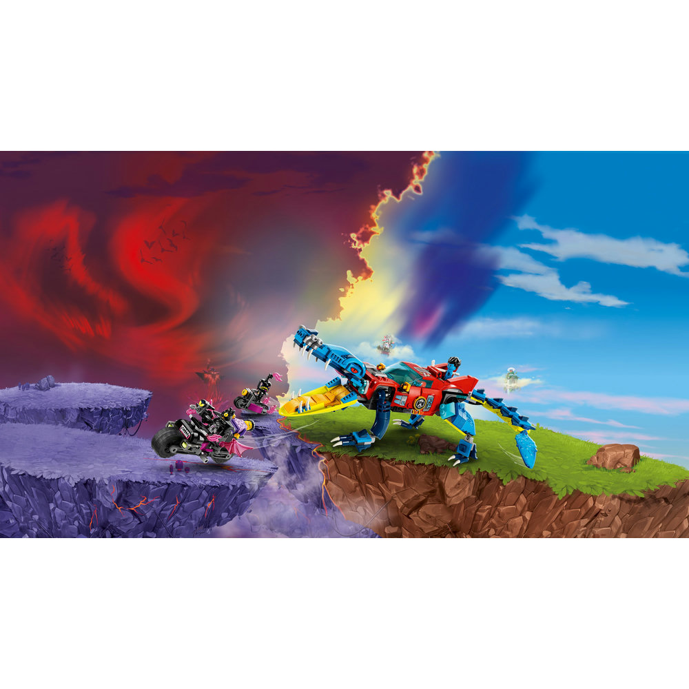 LEGO DREAMZzz Crocodile Car 71458 Building Toy Set for Kids (494 Pieces) - Image 3