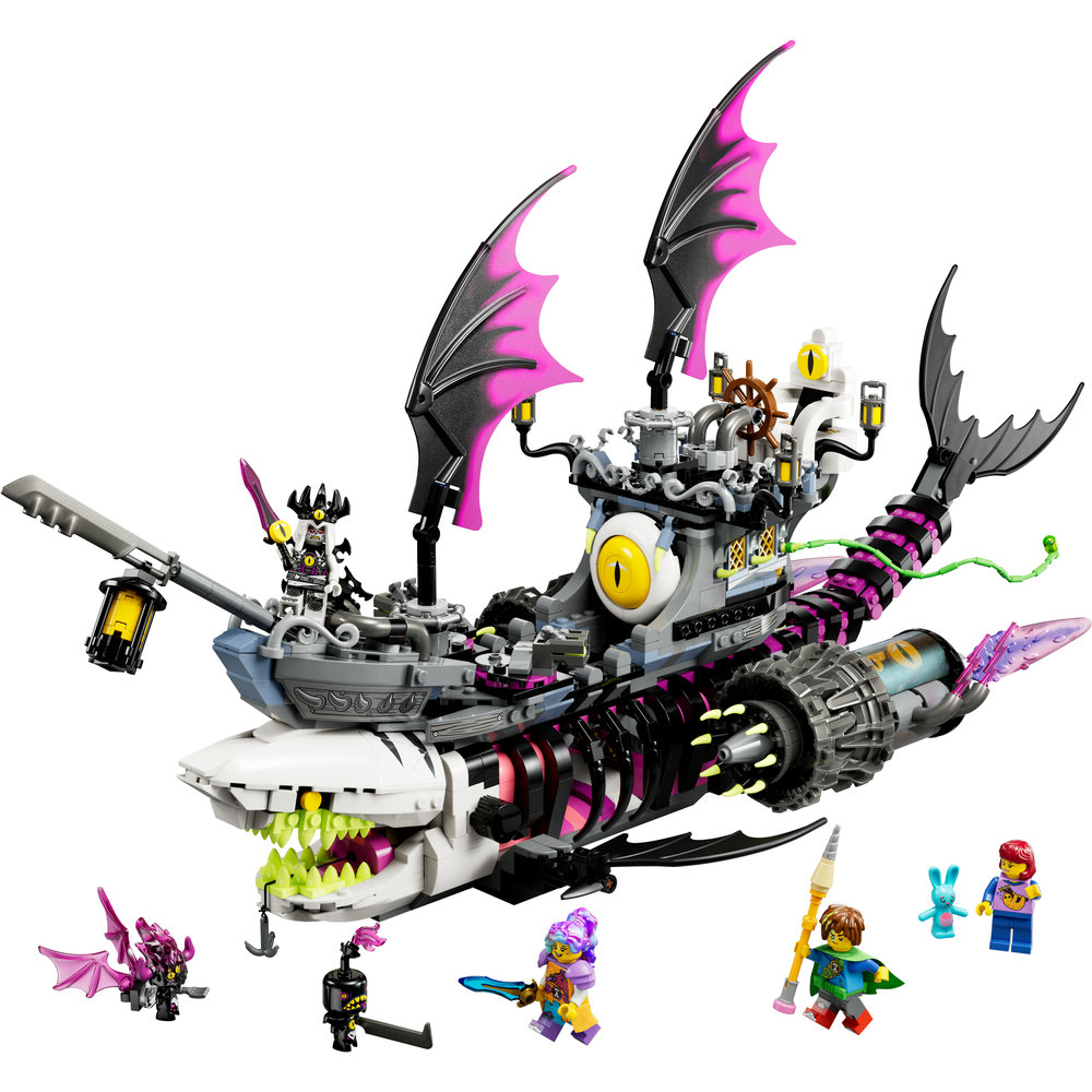 LEGO DREAMZzz Nightmare Shark Ship 71469 Building Toy Set (1,389 Pieces) - Image 2