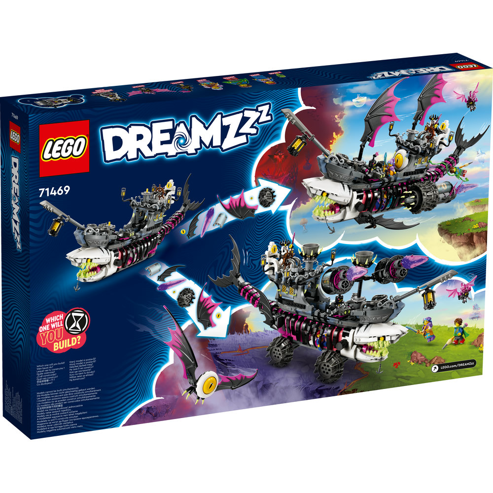 LEGO DREAMZzz Nightmare Shark Ship 71469 Building Toy Set (1,389 Pieces) - Image 7