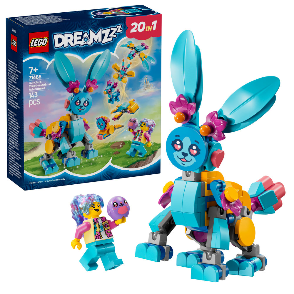 LEGO DREAMZzz Bunchu’s Creative Animal Adventures Bunny Toy 71488 - Image 1