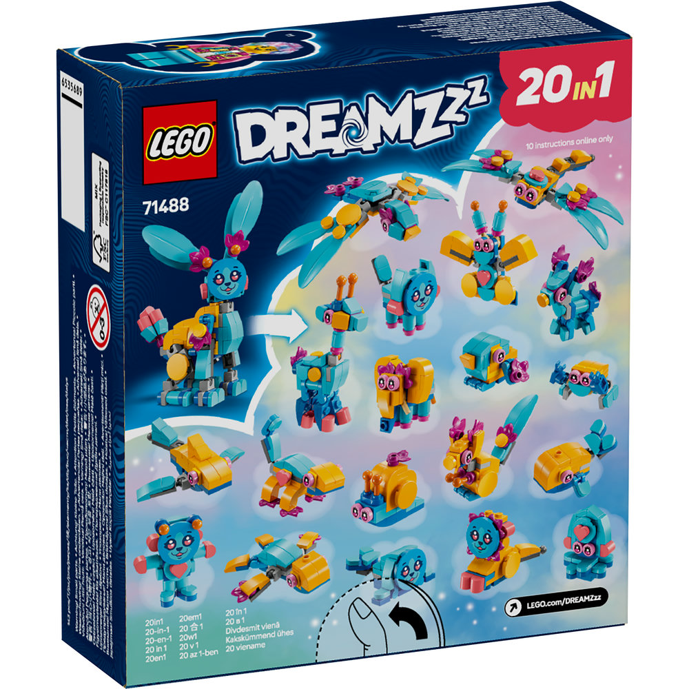 LEGO DREAMZzz Bunchu’s Creative Animal Adventures Bunny Toy 71488 - Image 9