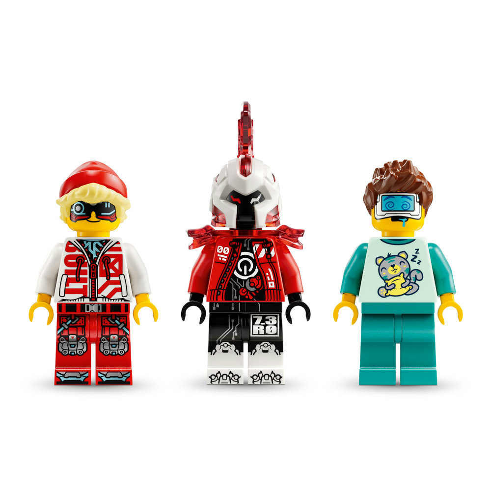 LEGO DREAMZzz Cooper’s Tiger Mech & Zero’s Hot Rod Car Toy 71497 - Image 10