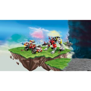 LEGO DREAMZzz Cooper’s Tiger Mech & Zero’s Hot Rod Car Toy 71497 - Image 4