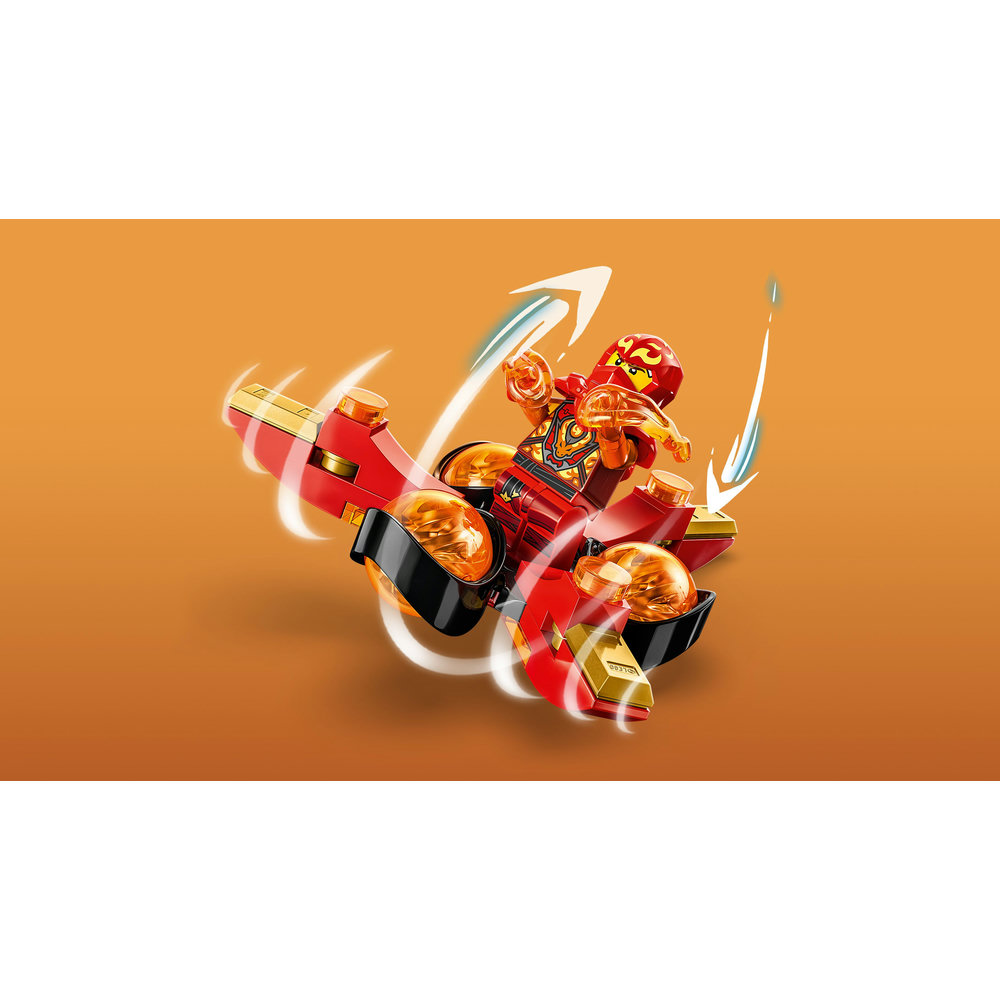 LEGO NINJAGO Kai’s Dragon Power Spinjitzu Flip 71777 Building Toy Set (72 Pieces) - Image 4