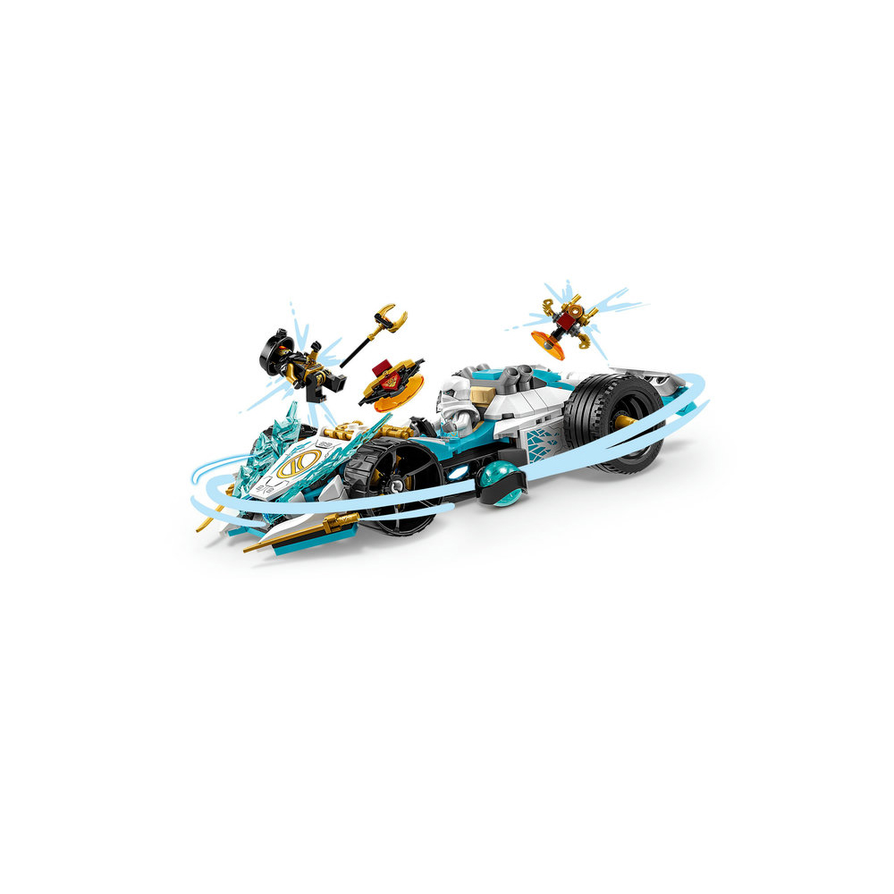 LEGO NINJAGO Zane’s Dragon Power Spinjitzu Racing Car 71791 Building Toy Set (307 Pieces) - Image 4