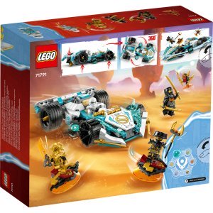 LEGO NINJAGO Zane’s Dragon Power Spinjitzu Racing Car 71791 Building Toy Set (307 Pieces) - Image 8