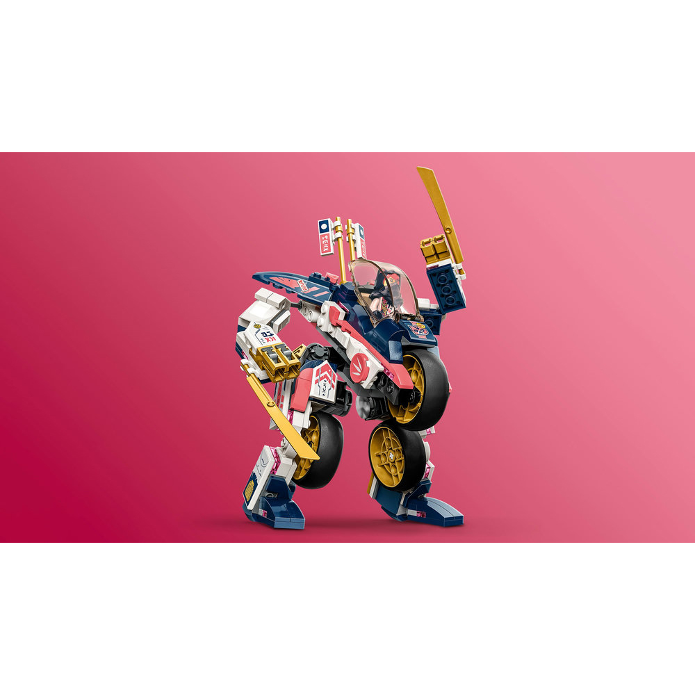 LEGO NINJAGO Sora’s Transforming Mech Bike Racer 71792 Building Toy Set (384 Pcs) - Image 6