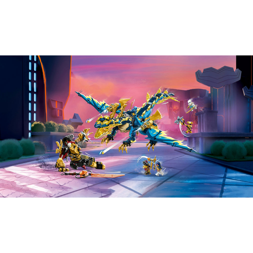 LEGO NINJAGO Elemental Dragon vs. The Empress Mech 71796 Building Toy Set (1,038 Pieces) - Image 5