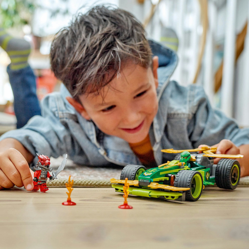 LEGO NINJAGO Lloyd’s Pull-Back Race Car Pretend Play Toy Set 71828 - Image 10