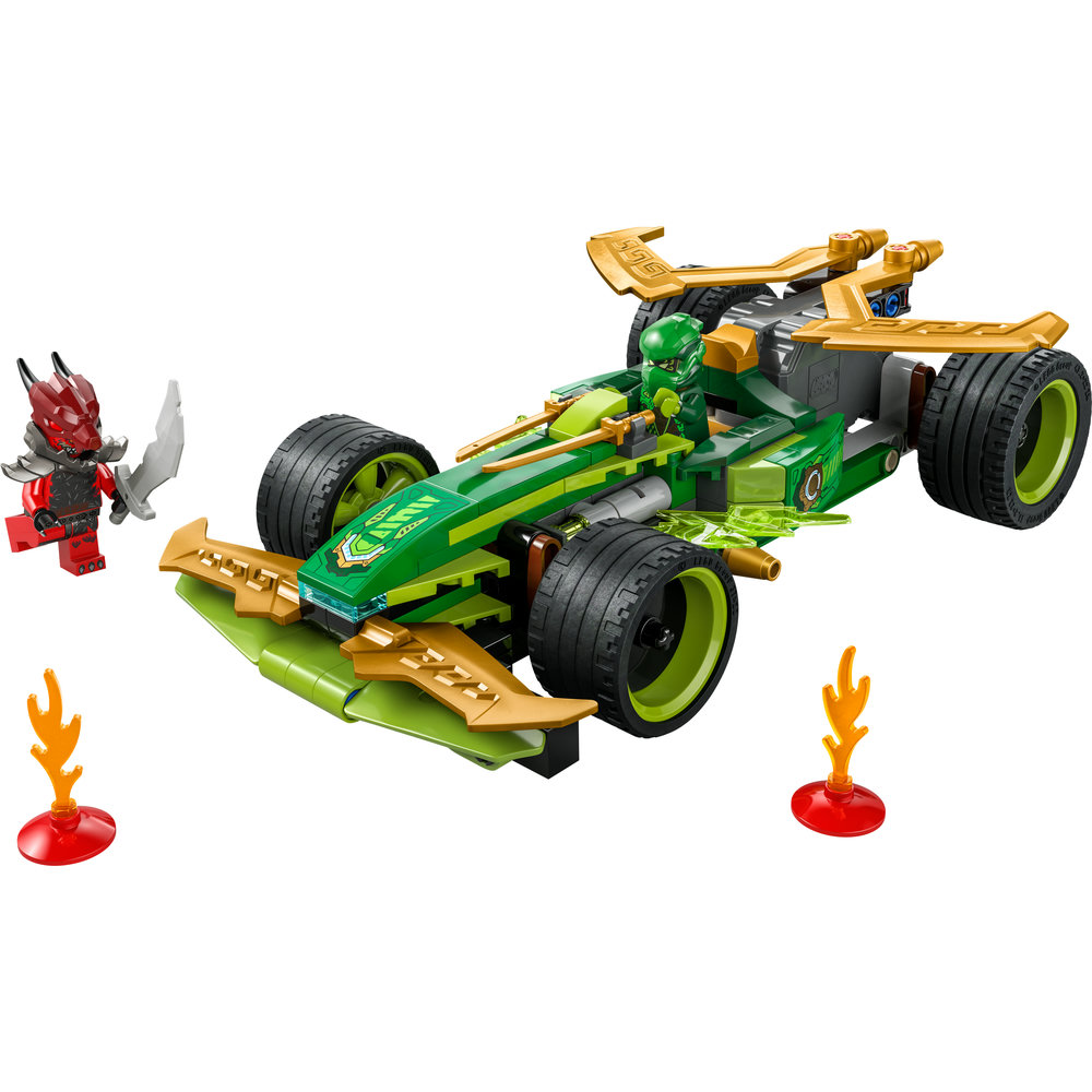 LEGO NINJAGO Lloyd’s Pull-Back Race Car Pretend Play Toy Set 71828 - Image 2