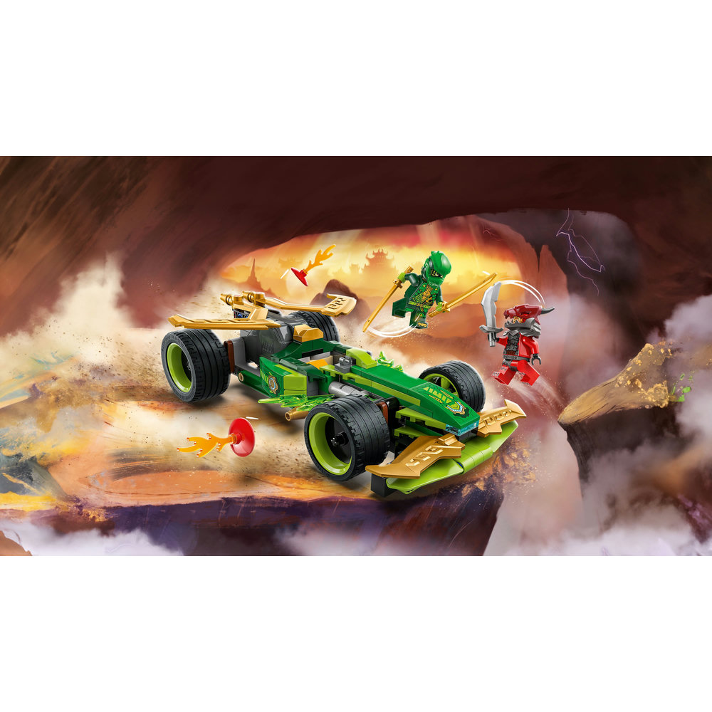 LEGO NINJAGO Lloyd’s Pull-Back Race Car Pretend Play Toy Set 71828 - Image 4