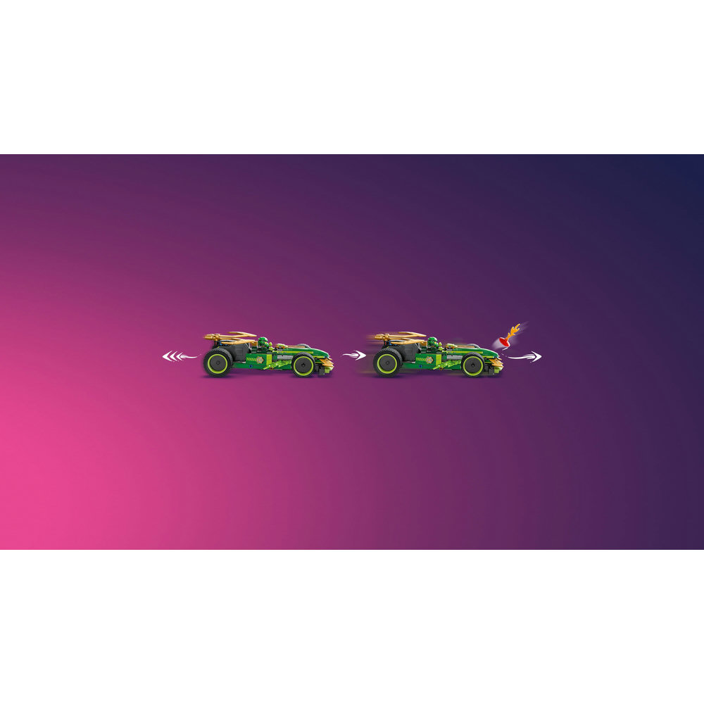 LEGO NINJAGO Lloyd’s Pull-Back Race Car Pretend Play Toy Set 71828 - Image 5