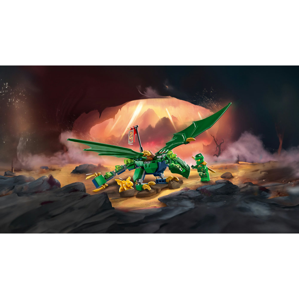 LEGO NINJAGO Lloyd’s Green Forest Dragon Toy 71829 - Image 4