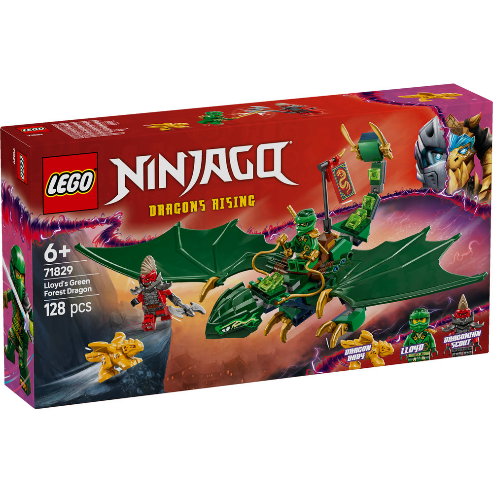 LEGO NINJAGO Lloyd’s Green Forest Dragon Toy 71829 - Image 8