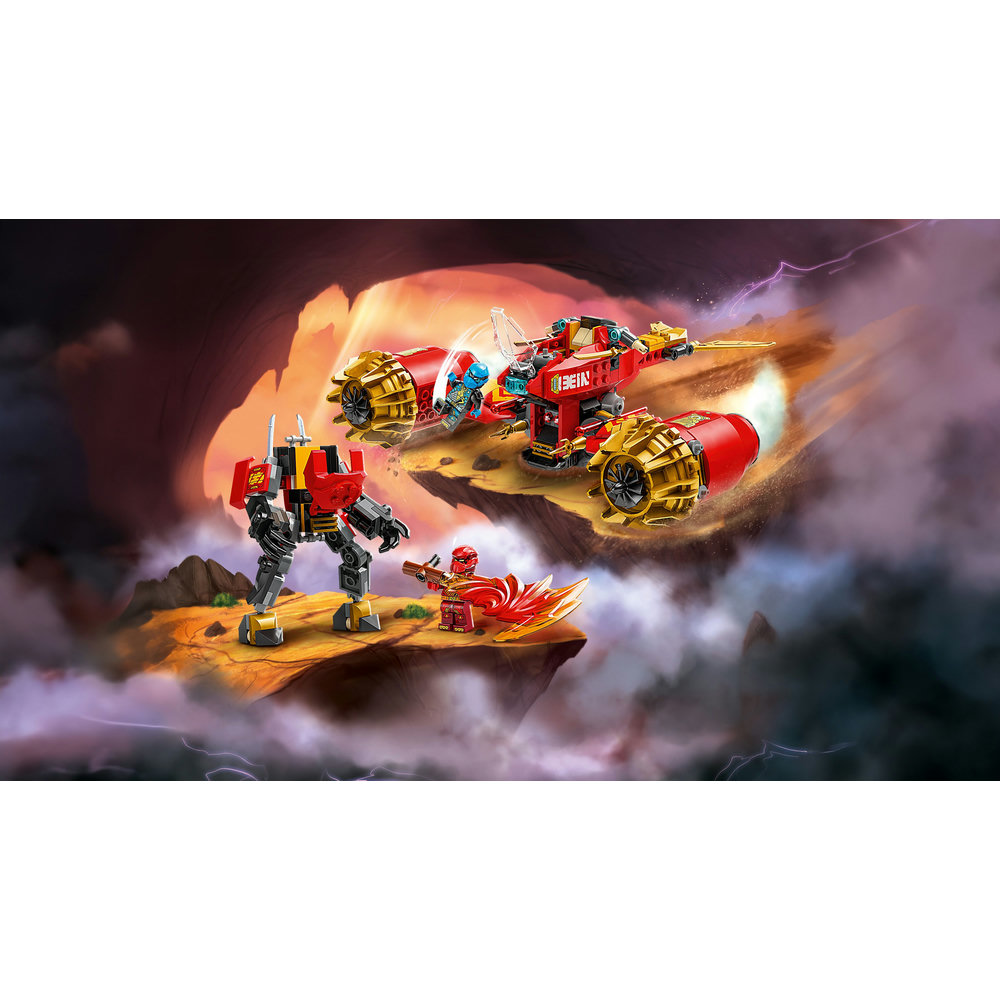 LEGO NINJAGO Kai’s Mech Storm Rider Combo Ninja Toy 71830 - Image 4