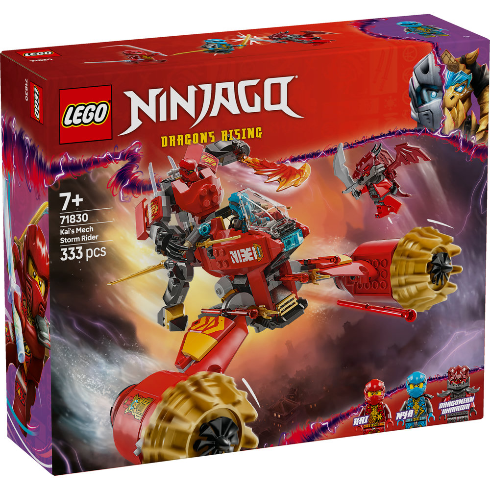 LEGO NINJAGO Kai’s Mech Storm Rider Combo Ninja Toy 71830 - Image 8
