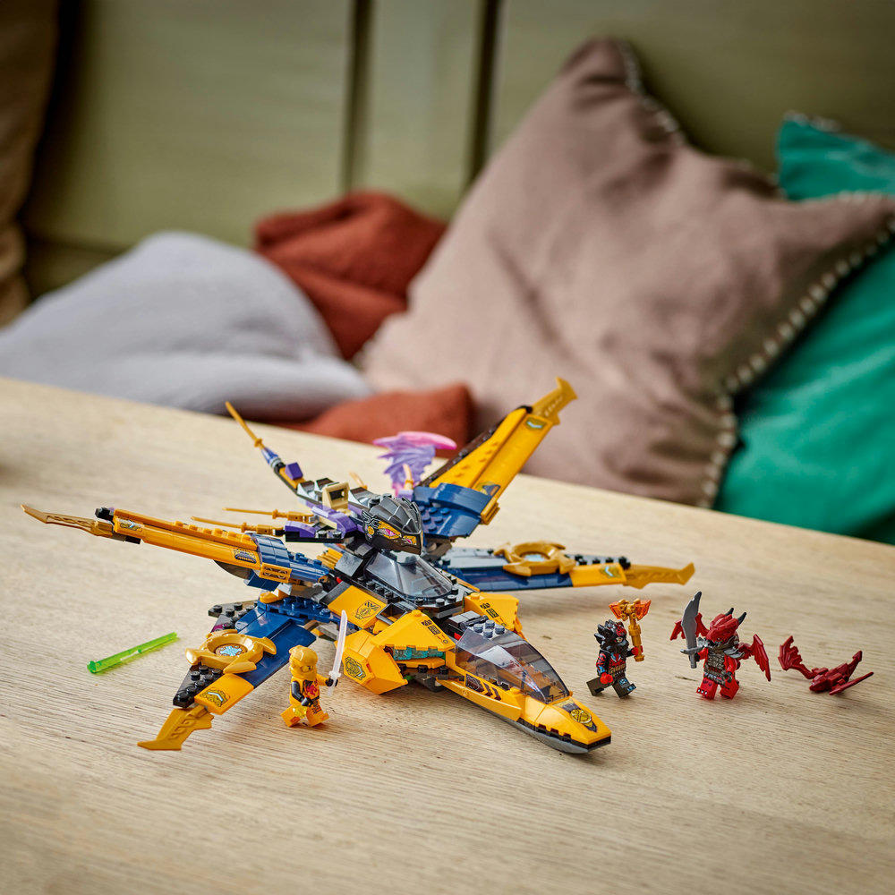 LEGO NINJAGO Ras and Arin’s Super Storm Jet Toy 71833 - Image 12