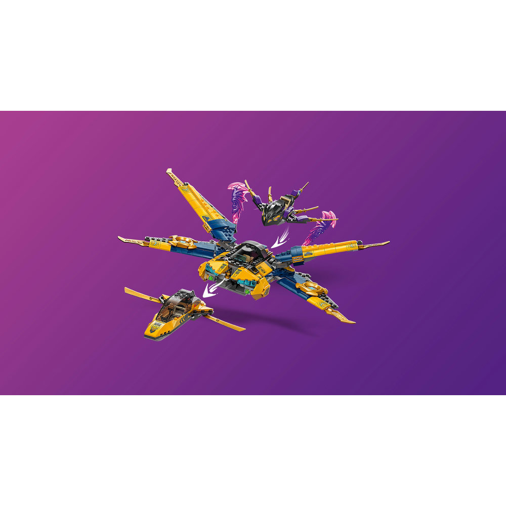 LEGO NINJAGO Ras and Arin’s Super Storm Jet Toy 71833 - Image 5