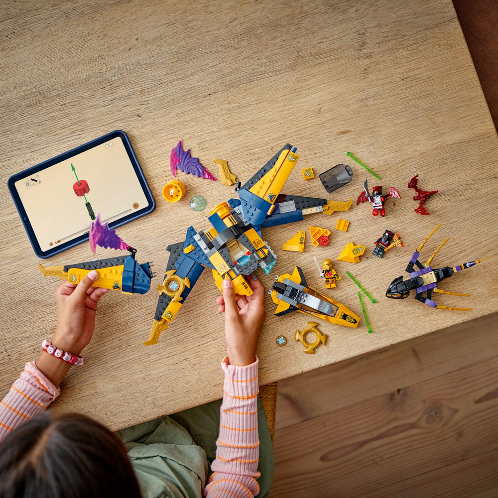 LEGO NINJAGO Ras and Arin’s Super Storm Jet Toy 71833 - Image 7