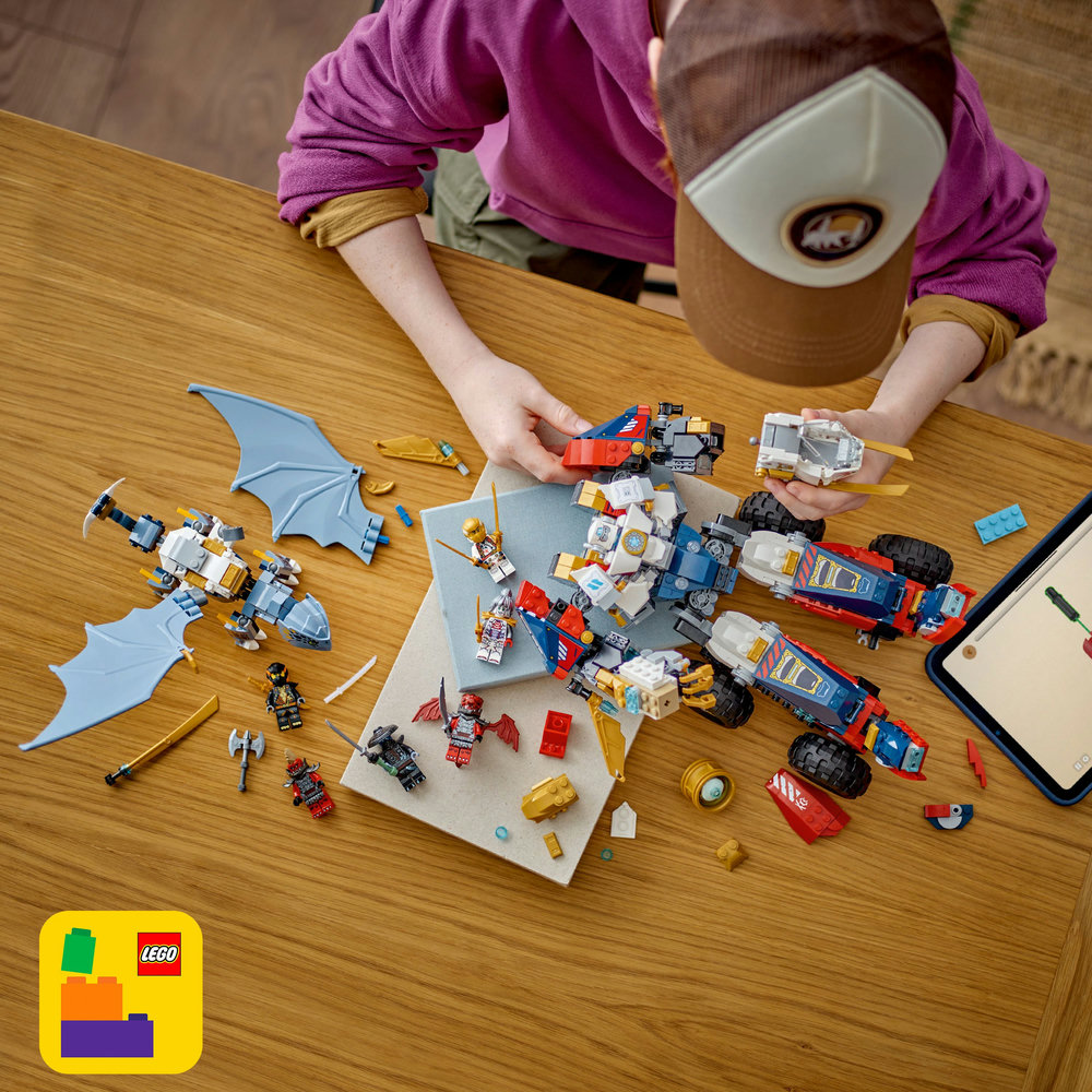 LEGO NINJAGO Zane’s Ultra Combiner Mech Toy 4-in-1 Building Set 71834 - Image 11