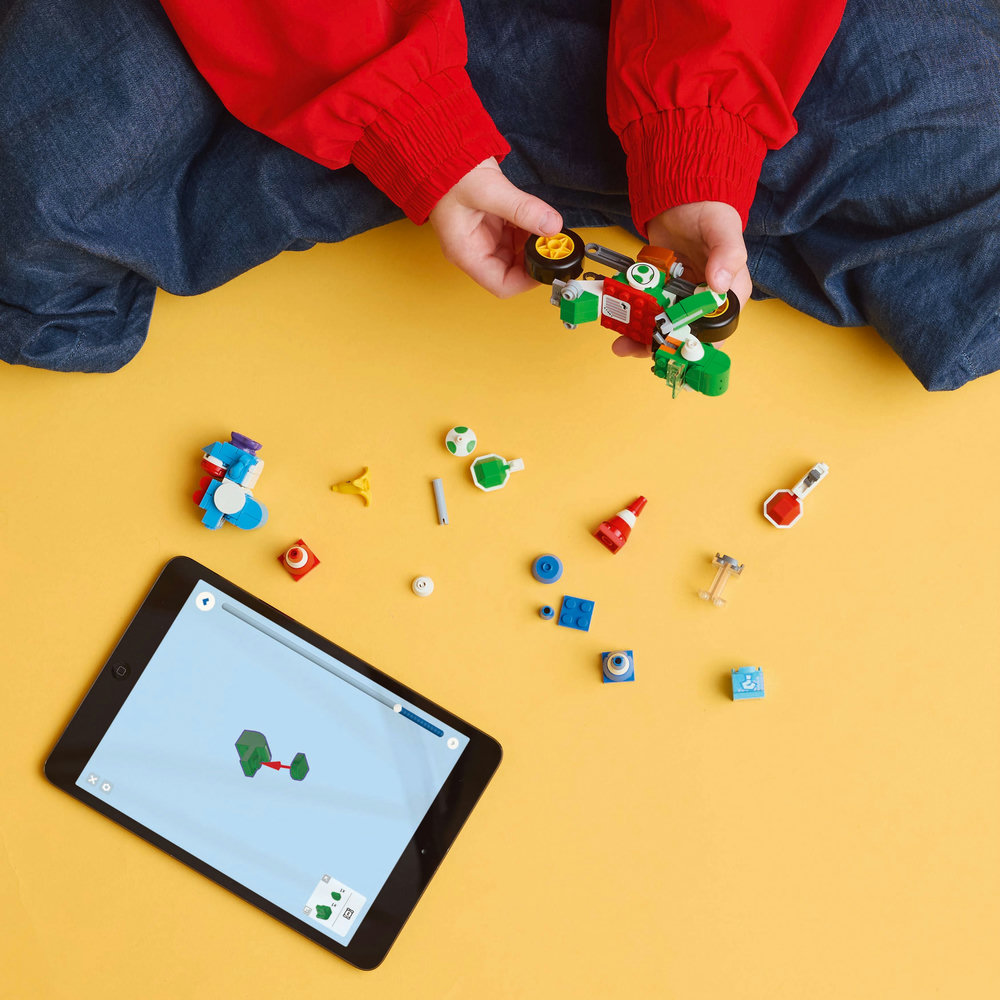 LEGO Super Mario: Mario Kart – Yoshi Bike, Nintendo Gift 72031 - Image 7