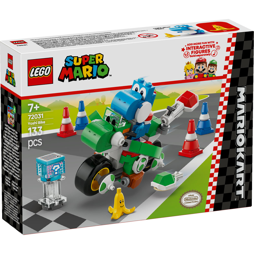 LEGO Super Mario: Mario Kart – Yoshi Bike, Nintendo Gift 72031 - Image 8