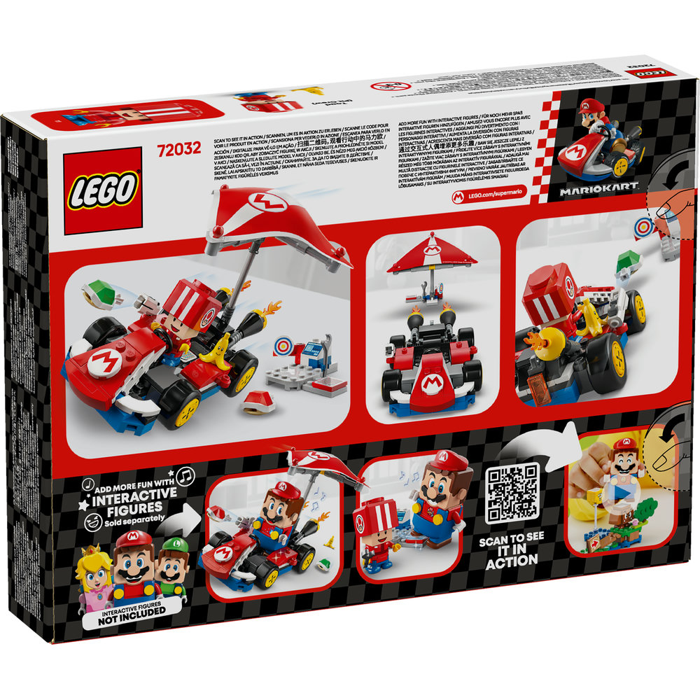 LEGO Super Mario: Mario Kart – Standard Kart, Car Toy Playset 72032 - Image 9