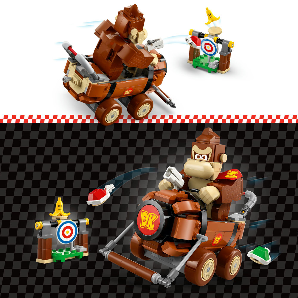 LEGO Super Mario: Mario Kart – Donkey Kong & DK Jumbo, Racing Toy 72033 - Image 10