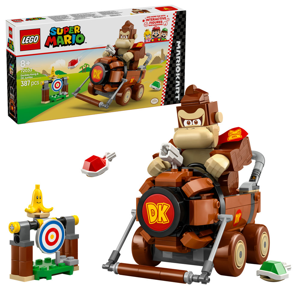 LEGO Super Mario: Mario Kart – Donkey Kong & DK Jumbo, Racing Toy 72033 - Image 1