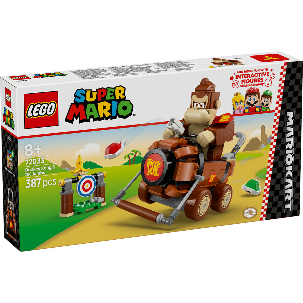 LEGO Super Mario: Mario Kart – Donkey Kong & DK Jumbo, Racing Toy 72033 - Image 8
